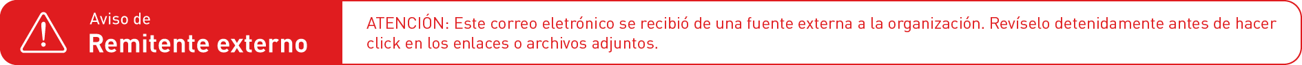 Imagen de aviso de remitente externo